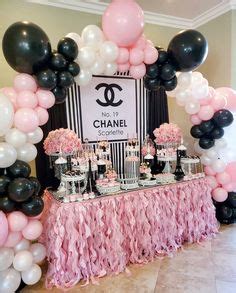 chanel theme song|chanel decorations for party.